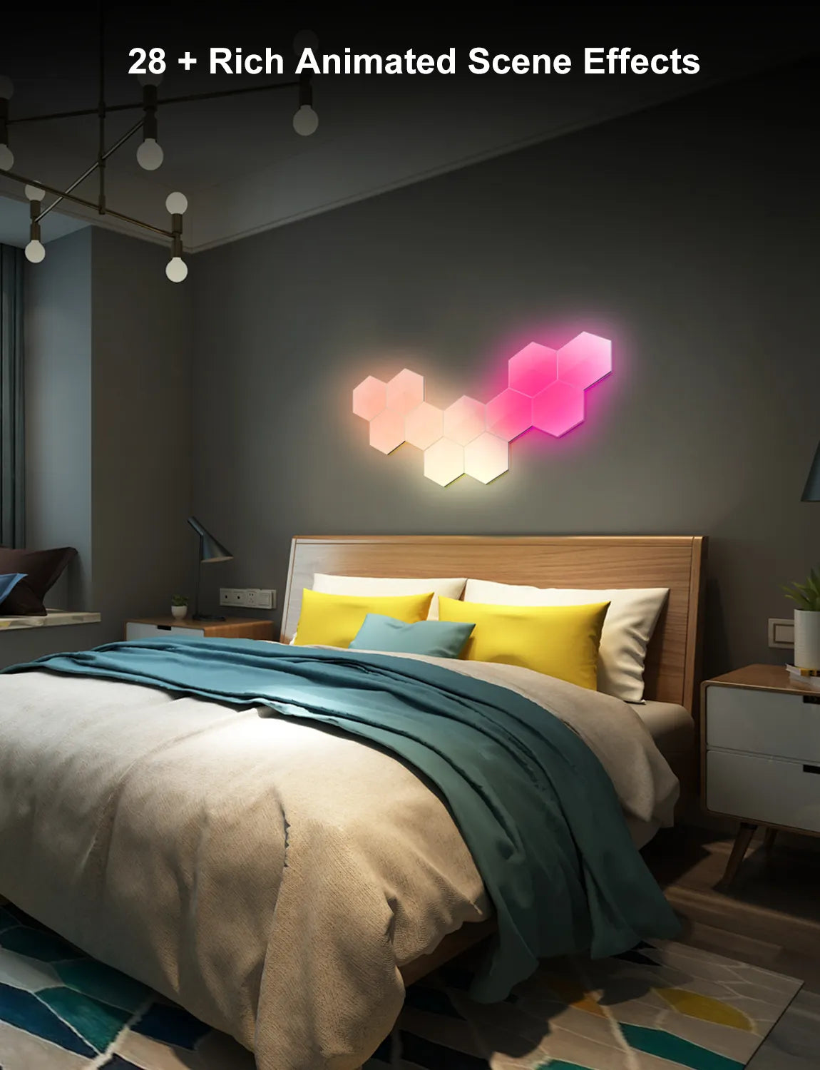 HexaGlow RGB Smart Wall Panels