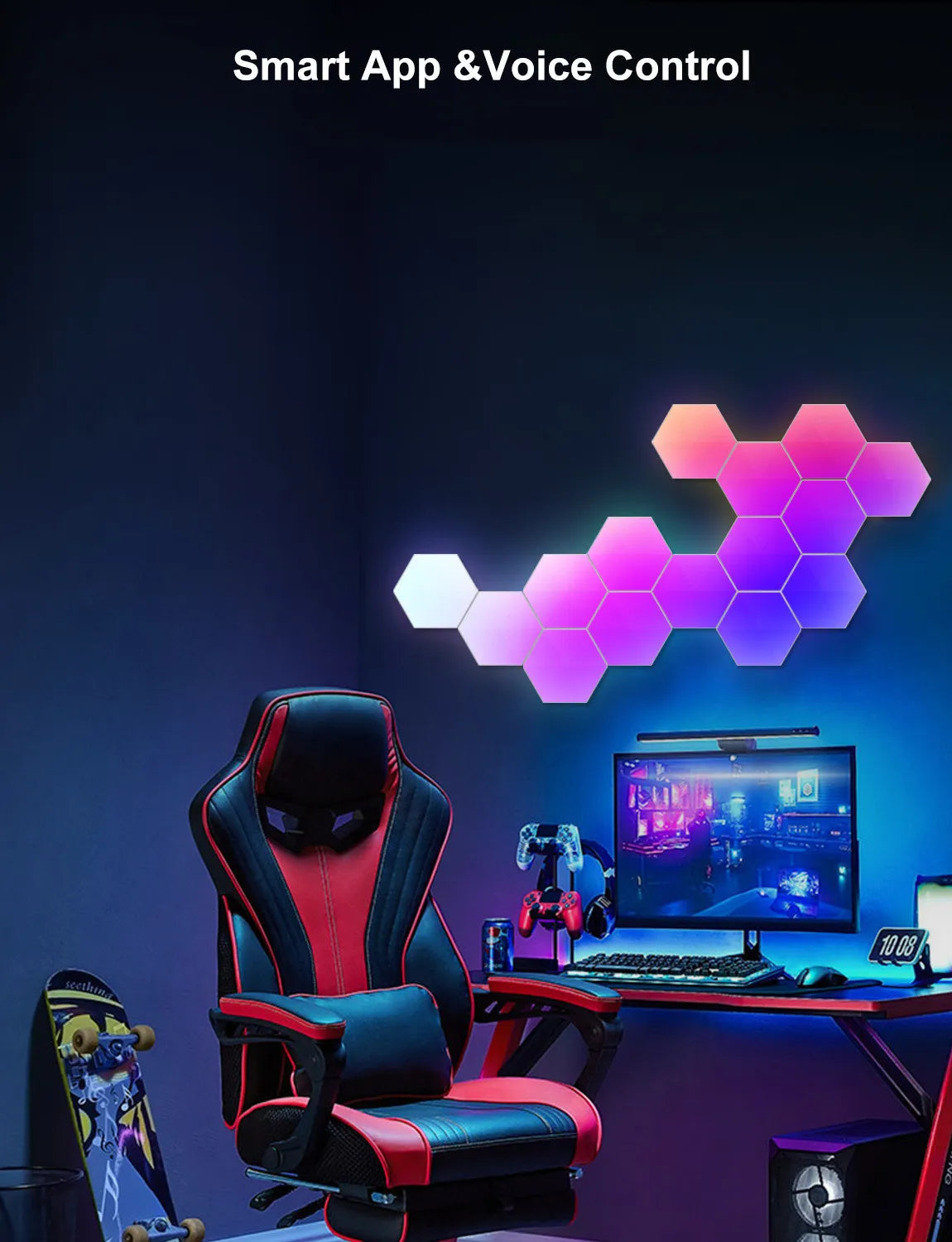 HexaGlow RGB Smart Wall Panels