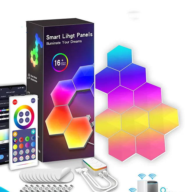 HexaGlow RGB Smart Wall Panels